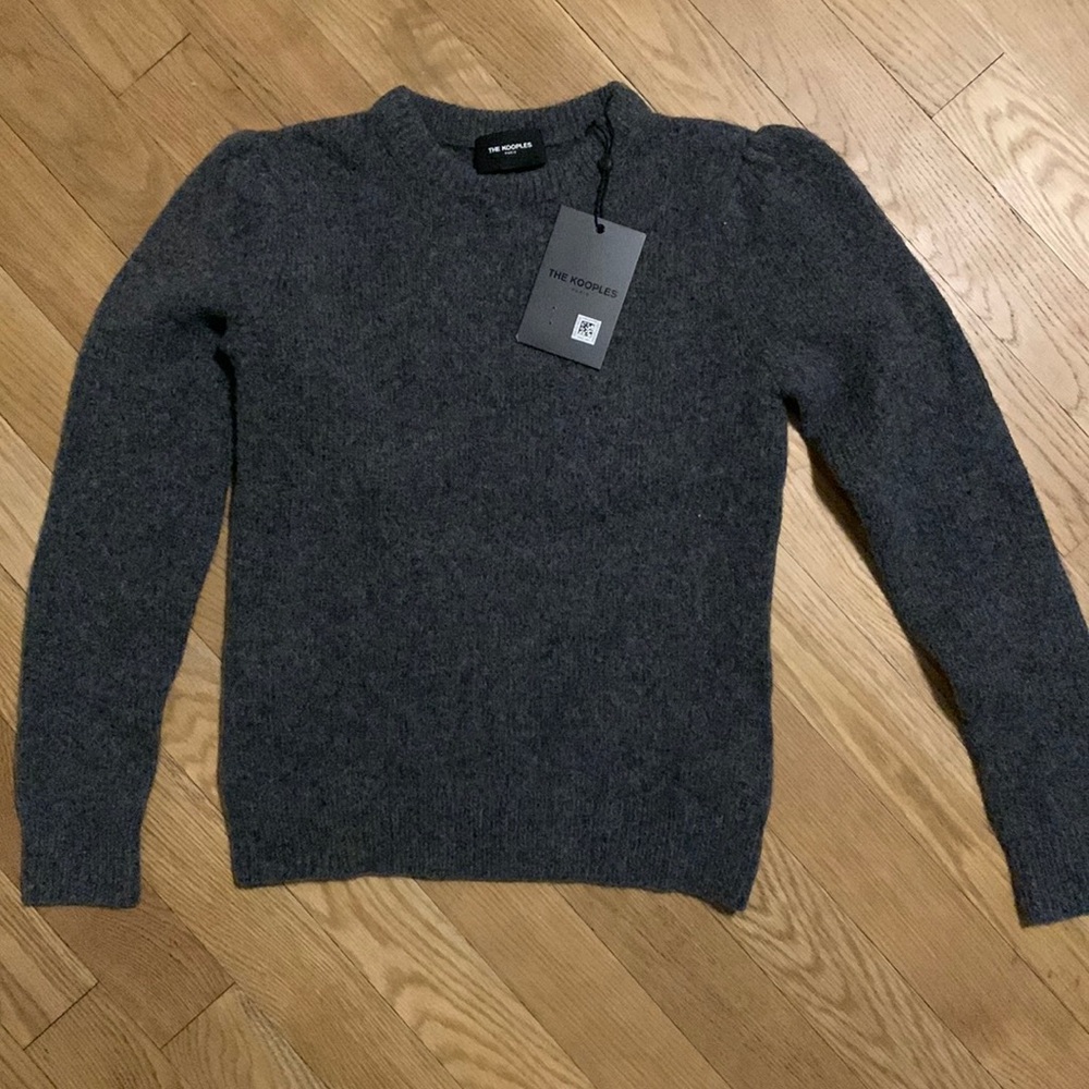 The Kooples Grey Knit Alpaca Pullover Size 2(fr) - Picture 3 of 6